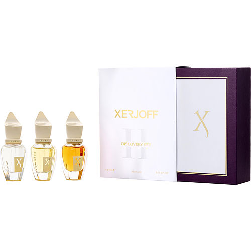 Xerjoff Xerjoff Variety 3 Piece Mini Variety With Muse & Apollonia & Accento Overdose And All Are Eau De Parfum Spray 0.5 Oz Mini For Unisex