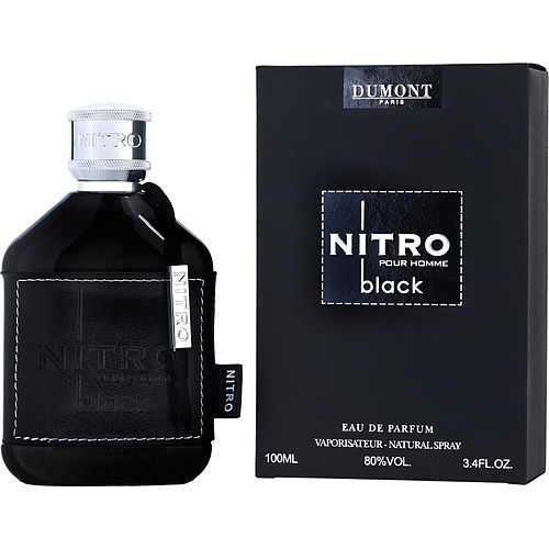 Dumont Paris Nitro Black Pour Homme Eau De Parfum Spray 3.4 Oz For Men