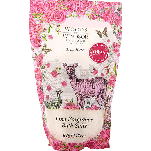 Woods Of Windsor Woods Of Windsor True Rose Bath Salts 17.6 Oz For Women