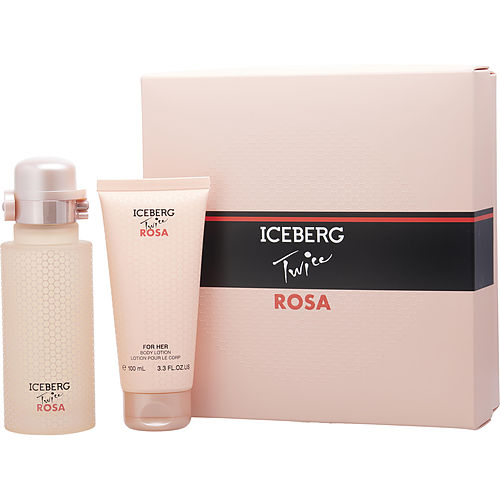 Iceberg Iceberg Twice Rosa Edt Spray 4.2 Oz & Body Lotion 3.4 Oz
