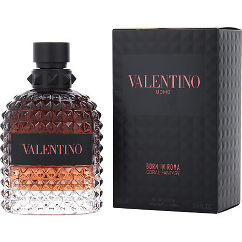 Valentino Valentino Uomo Born In Roma Coral Fantasy Edt Spray 3.4 Oz