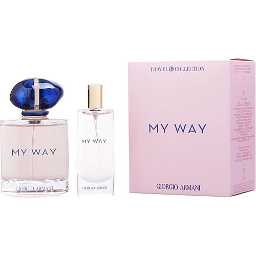 Giorgio Armani Armani My Way Eau De Parfum Spray 3 Oz & Eau De Parfum Spray 0.5 Oz For Women