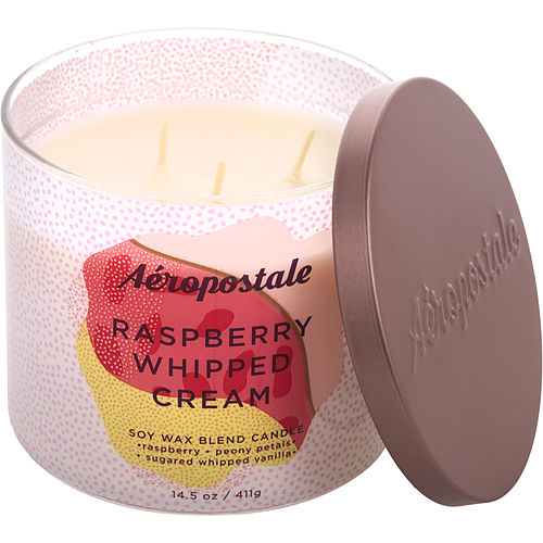 Aeropostale Aeropostale Raspberry Whipped Cream Scented Candle 14.5 Oz