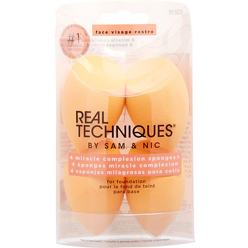 Real Techniques Real Techniques Miracle Complexion Sponge --4Pcs For Women