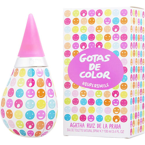 Agatha Ruiz De La Pradaagatha Ruiz De La Prada Gotas De Color Supersmileedt Spray 3.4 Oz