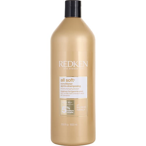 Redken Redken All Soft Conditioner Moisturizing For Dry Brittle Hair 33.8 Oz (Packaging May Vary)