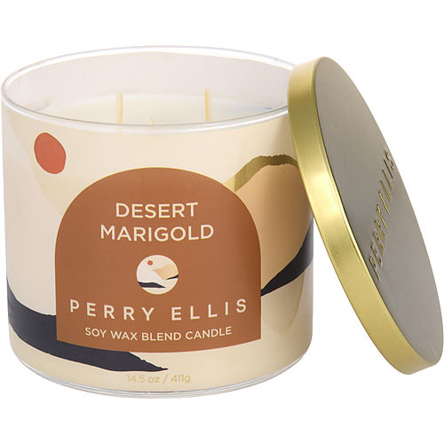 Perry Ellis Perry Ellis Desert Marigold Scented Candle 14.5 Oz