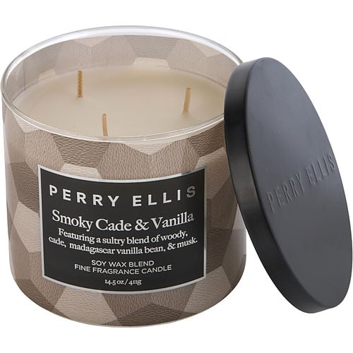 Perry Ellis Perry Ellis Smoky Cade & Vanilla Scented Candle 14.5 Oz