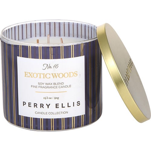 Perry Ellis Perry Ellis Exotic Woods Scented Candle 14.5 Oz