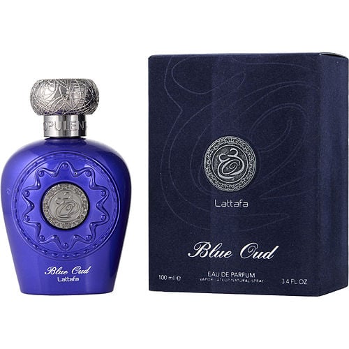 Lattafa Lattafa Blue Oud Eau De Parfum Spray 3.4 Oz