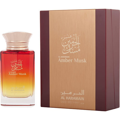 Al Haramainal Haramain Amber Muskeau De Parfum Spray 3.4 Oz (Arabic Version)