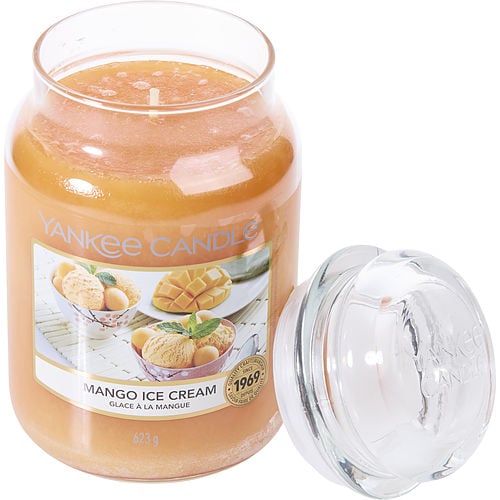 Yankee Candle Yankee Candle Mango Ice Cream Scented Large Jar 22 Oz