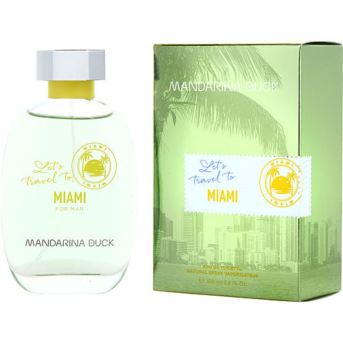 Mandarina Duck Mandarina Duck Let'S Travel To Miami Edt Spray 3.4 Oz For Men