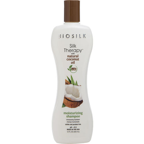 Biosilkbiosilksilk Therapy Organic Coconut Oil Shampoo 12 Oz