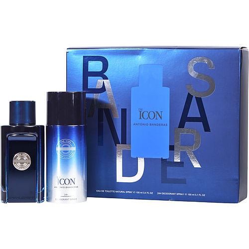 Antonio Banderas Antonio Banderas The Icon Edt Spray 3.4 Oz & Deodorant Spray 5 Oz For Men