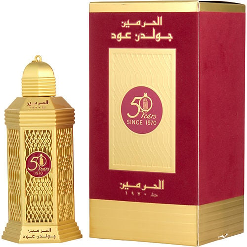 Al Haramainal Haramain Golden Oudeau De Parfum Spray 3.3 Oz