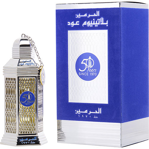 Al Haramain Al Haramain 50 Years Platinum Oud Eau De Parfum Spray 3.3 Oz