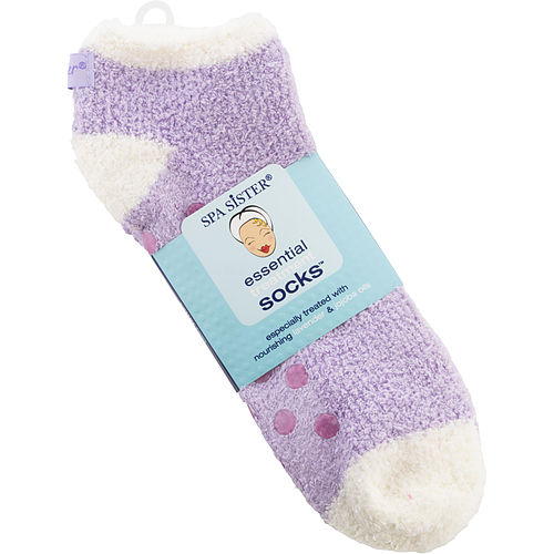 Spa Accessoriesspa Accessoriesspa Sister Essential Moist Socks With Jojoba & Lavender Oils (Purple)