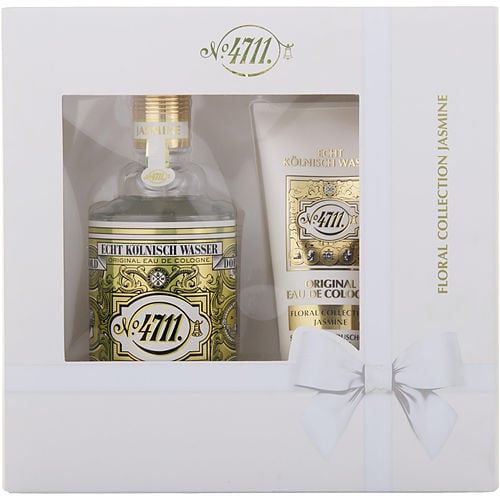 4711 4711 Floral Collection Jasmine Eau De Cologne Spray 3.4 Oz & Shower Gel 1.7 Oz