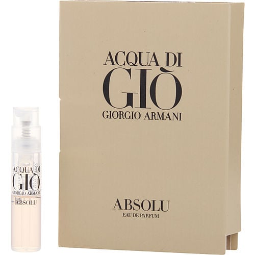 Giorgio Armani Acqua Di Gio Absolu Eau De Parfum Spray Vial On Card
