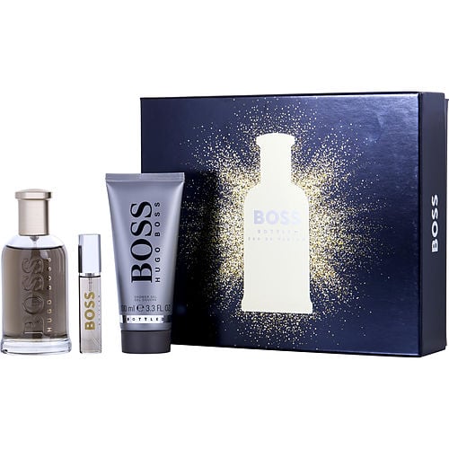 Hugo Bossboss #6Eau De Parfum Spray 3.3 Oz & Shower Gel 3.3 Oz & Eau De Parfum Spray 0.33 Oz Mini