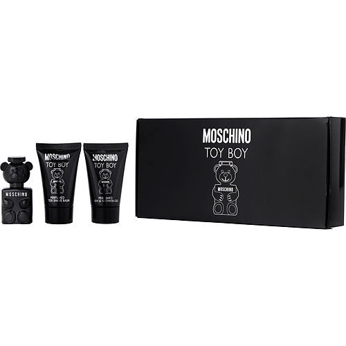 Moschino Moschino Toy Boy Eau De Parfum 0.17 Oz & Aftershave Balm 0.8 Oz & Bath And Shower Gel 0.8 Oz For Men