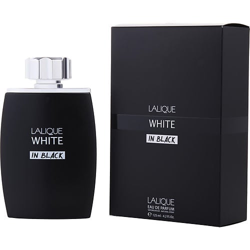 Lalique Lalique White In Black Eau De Parfum Spray 4.2 Oz For Men