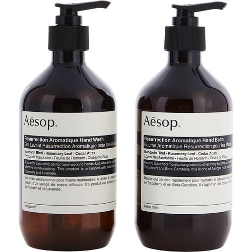 Aesopaesoparomatique Hand Balm Set: Resurrection Aromatique Hand Wash  500Ml + Reverence Aromatique Hand Balm 500Ml  --2Pcs