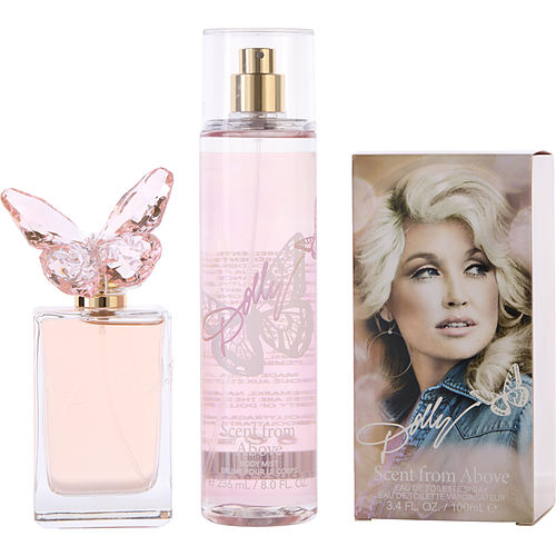 Dolly Parton Dolly Parton Scent From Above Edt Spray 3.4 Oz & Body Mist 8 Oz