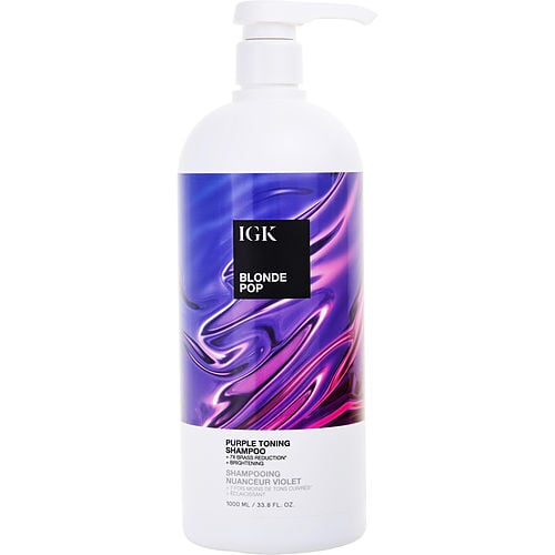 Igk Igk Blonde Pop Purple Toning Shampoo 33.8 Oz