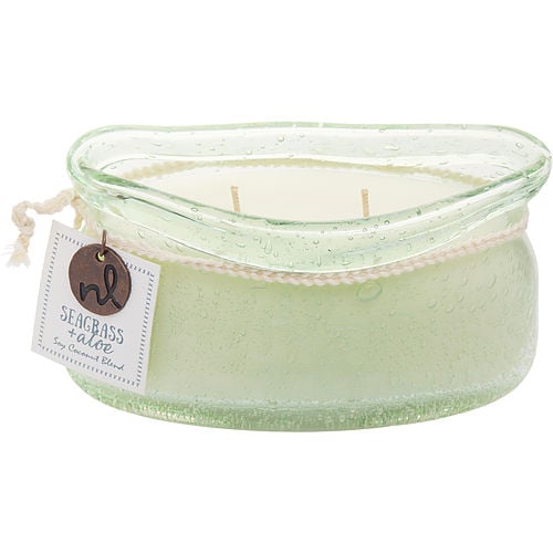 Northern Lightsseagrass & Aloe2 Wick Candle 14 Oz