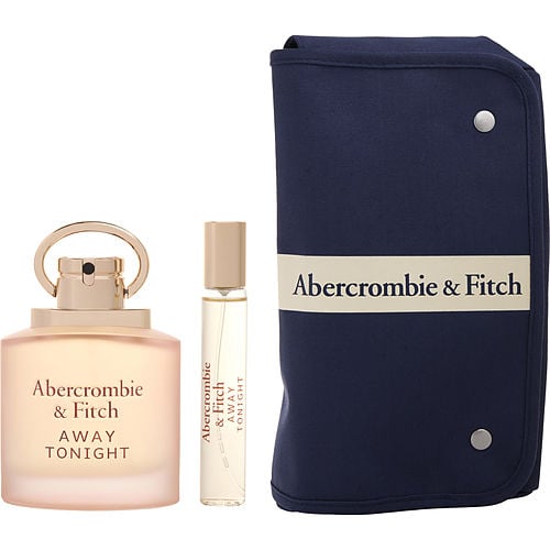 Abercrombie & Fitch Abercrombie & Fitch Away Tonight Eau De Parfum Spray 3.4 Oz & Eau De Parfum Spray 0.5 Oz & Bag For Women