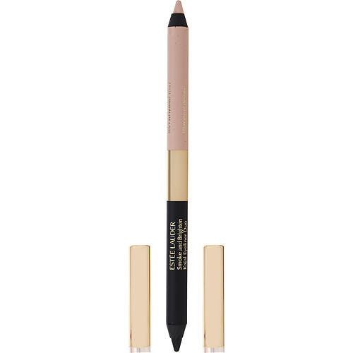 Estee Lauderestee Laudersmoke And Brighten Kajal Eyeliner Duo - # 04 Noir/Cream --1G/0.02Oz