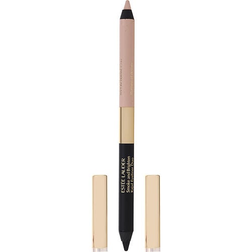 Estee Lauderestee Laudersmoke And Brighten Kajal Eyeliner Duo - # 04 Noir/Cream --1G/0.02Oz