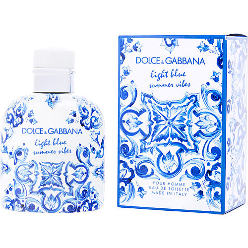 Dolce & Gabbana D & G Light Blue Summer Vibes Edt Spray 4.2 Oz