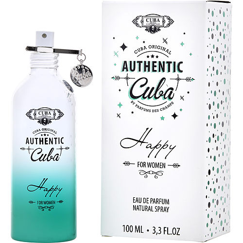 Cuba Cuba Authentic Happy Eau De Parfum Spray 3.3 Oz