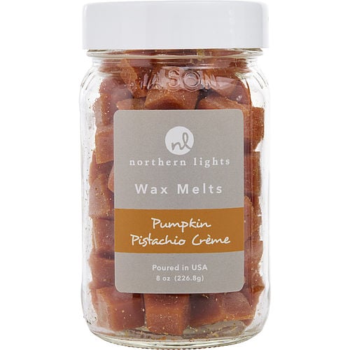 Northern Lights Pumpkin Pistachio Creme Scented Simmering Fragrance Chips - 8 Oz Jar Containing 100 Melts