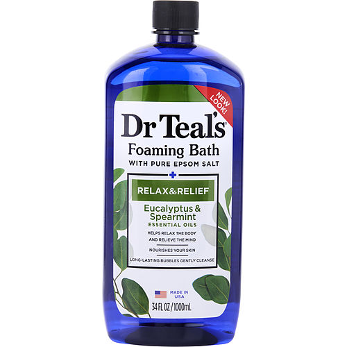 Dr. Teal'Sdr. Teal'Sfoaming Bath With Pure Epsom Salt Relax & Relief With Eucalyptus & Spearmint --1000Ml/34Oz