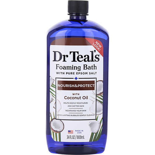 Dr. Teal'Sdr. Teal'Sfoaming Bath With Pure Epsom Salt Nourish & Protect With Coconut Oil --1000Ml/34Oz