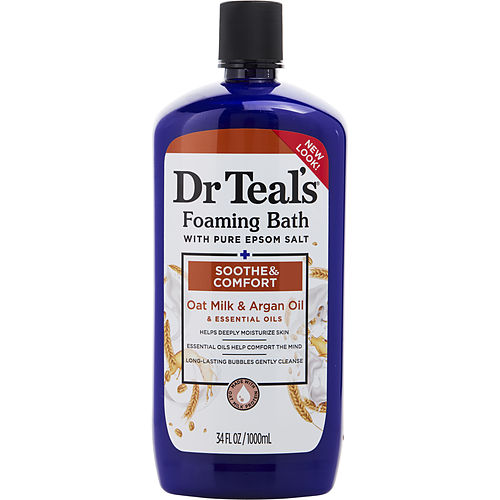 Dr. Teal'Sdr. Teal'Sfoaming Bath With Pure Epsom Salt Oat Milk & Argan --1000Ml/34Oz