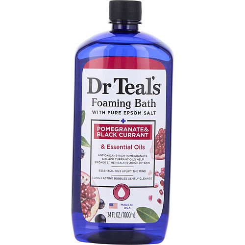 Dr. Teal'Sdr. Teal'Sfoaming Bath With Pure Epsom Salt Pomegranate & Black Currant With Essential Oils --1000Ml/34Oz