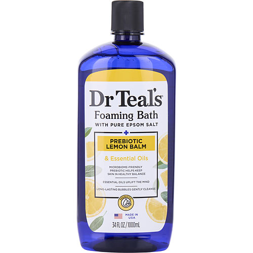 Dr. Teal'Sdr. Teal'Sfoaming Bath With Pure Epsom Salt Prebiotic Lemon Balm With Sage & Thyme Essential Oils --1000Ml/34Oz