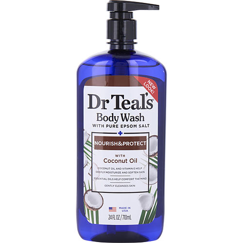 Dr. Teal'Sdr. Teal'Sbody Wash With Pure Epsom Salt - Nourish & Protect With Coconut Oil --710Ml/24Oz