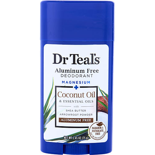 Dr. Teal'S Dr. Teal'S Aluminum Free Deodorant - Magnesium+ Coconut Oil & Essential Oils --75G/2.65Oz For Unisex