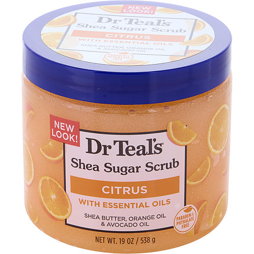 Dr. Teal'S Dr. Teal'S Shea Sugar Scrub - Citrus Essential Oils With Vitamin C --538G/19Oz For Unisex