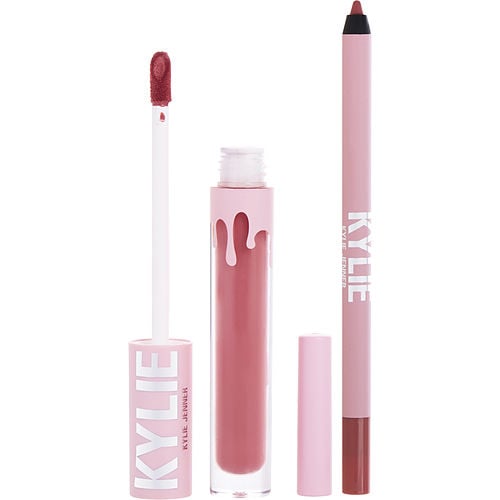 Kylie Jennerkylie By Kylie Jennermatte Lip Kit: Matte Liquid Lipstick 3Ml + Lip Liner 1.1G - # 302 Snow Way Bae Matte  --2Pcs