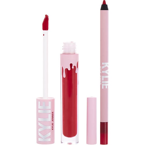 Kylie Jennerkylie By Kylie Jennervelvet Lip Kit: Velvet Liquid Lipstick 3Ml + Lip Liner 1.1G - # 405 Red Velvet  --2Pcs