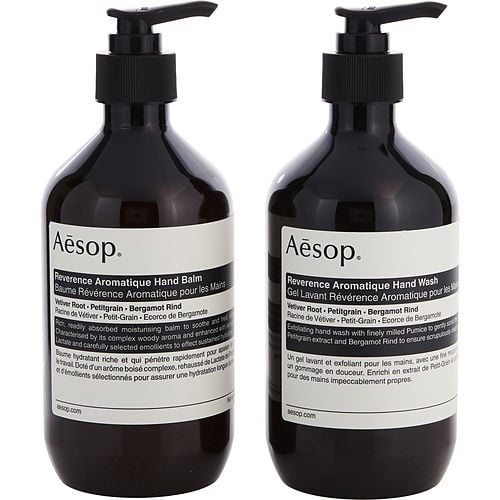 Aesopaesopreverence Duet: Aromatique Hand Wash + Aromatique Hand Balm --2X 500Ml/17Oz