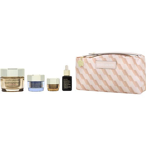 Estee Lauder Estee Lauder Revitalizing Supreme + Set: Revitalizing Supreme +Youth Power Cream 50Ml + Multi-Recovery Complex 15Ml + Supreme+ Youth Power Eye Balm 5Ml + Supreme + Night Intensive Restorative Creme 15Ml + 4Pcs+Bag