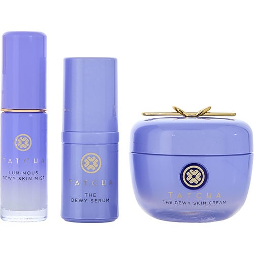 Tatcha Tatcha Holiday Dewy Skin Cream Anchor Set: Dewy Serum 10Ml + Luminous Dewy Skin Mist 12Ml + Dewy Cream 50Ml --3Pcs For Women